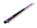 Champion ST8 Purple Pool Cue Stick ,Black/White/Purple Hard Pool case, Cuetec Glove