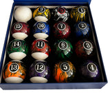 Champion  Marble Pool Balls set ( Dark Marble) Complete 16 Ball Set