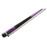 Champion ST8 Purple Pool Cue Stick ,Black/White/Purple Hard Pool case, Cuetec Glove