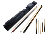 Combo deal! Champion CN-3 pool cue, Zebra Jump and break cue, 2X2 Case set