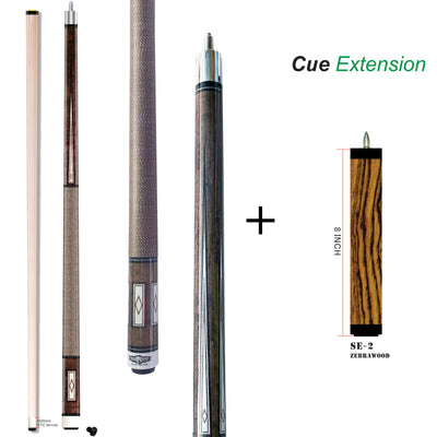 Champion LPC1 Pool Cue Stick 5/16 x 18 Joint,Low-Deflection Shaft,Pro Taper,58 inches or 60 inches long