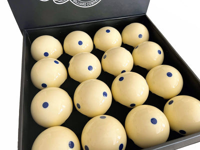 Champion 2-1/4" Billiard Practice Training Pool Cue Ball (Blue 6 dot, 16 balls/box), buy 2 get 1 free